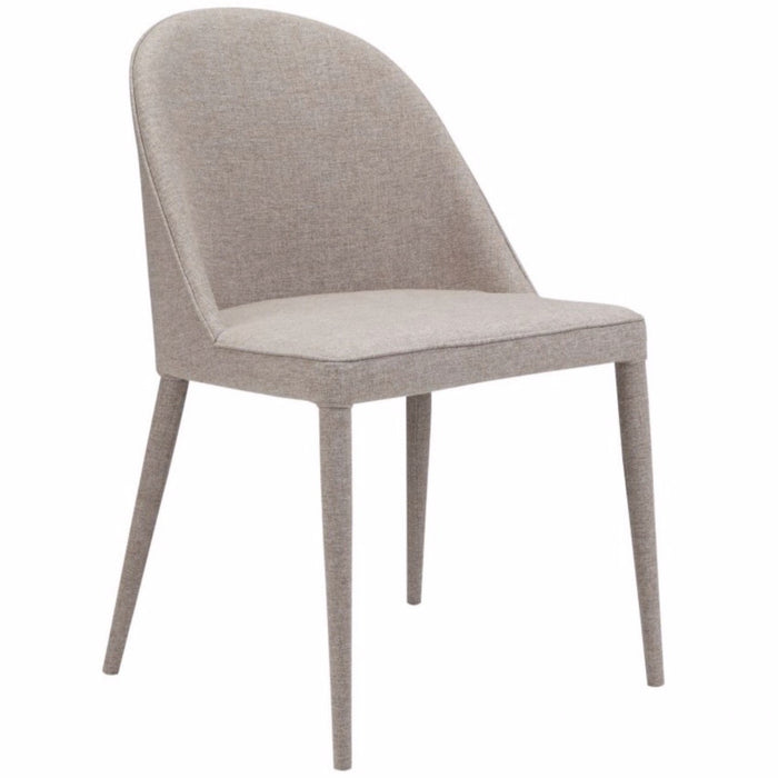Burton Fabric Dining Chair Light Grey