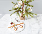 White Mod Ornament Charcuterie Board, 2 Sizes