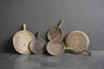 Tilly Antique Wooden Round Tray-2 Sizes
