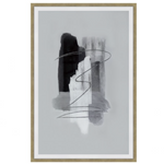 Wisdom 2 Abstract Ink Print Wall Décor, 31.5"W x 1.25"D x 47.25"H
