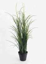 Tall Grass in Pot, Green - 36" (UV Protected)