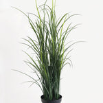 Tall Grass in Pot, Green - 36" (UV Protected)