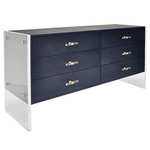 Rutherford 6-Drawer Chest, Navy