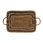 Seagrass Trays with Handles, 3 Sizes