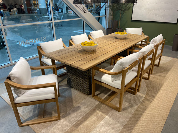 Tahiti Dining Armchair, Pallazo Cream