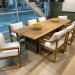 Tahiti Dining Armchair, Pallazo Cream