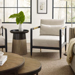 Carson Occasional Chair in Mink Finish