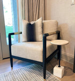Carson Occasional Chair in Mink Finish