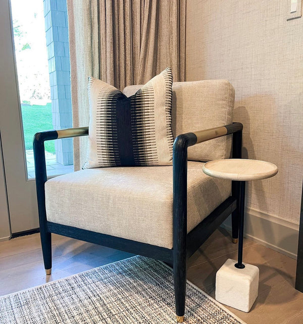 Carson Occasional Chair in Mink Finish