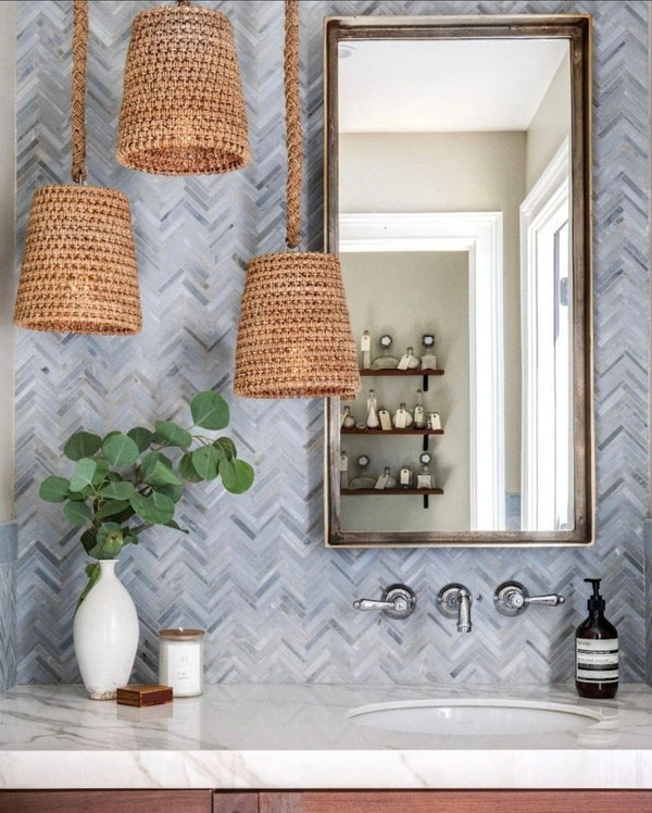 Green Oak Wall Pendant Natural