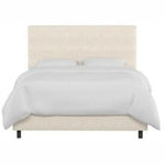 Abbie Bed, Talc Linen, King/Queen/Full/Twin