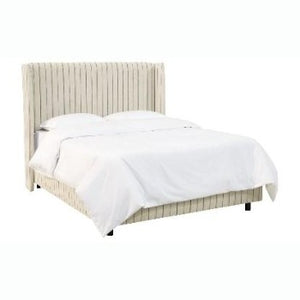 Clare Shelter Bed, Tan Stripe, King & Queen