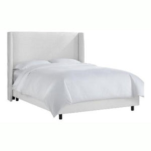 Clare Shelter Bed, White Twill, King & Queen – Anna Hislop Home
