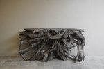 Teak Root Console-Charcoal Finish, 65"L x 18"W x 32"H