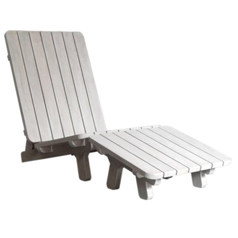 Hanbin Outdoor Lounge Chair, Teak