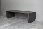Jikan Coffee Table, Charcoal Finish
