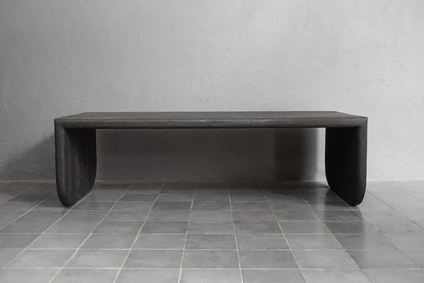 Jikan Coffee Table, Charcoal Finish