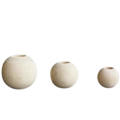 Weathered Teak Vase, 3 Sizes