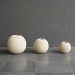 Weathered Teak Vase, 3 Sizes