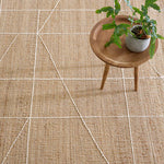 Judson Woven Jute Rug, Natural/Ivory