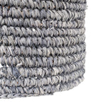Anika Woven Raffia Pendant- Grey, Small
