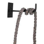 Anika Woven Raffia Pendant- Grey, Small
