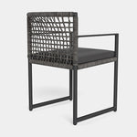 Loop Dining Chair Aluminum Astroid/ Panama Grafito
