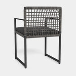 Loop Dining Chair Aluminum Astroid/ Panama Grafito