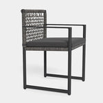 Loop Dining Chair Aluminum Astroid/ Panama Grafito