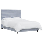 Mia & Max Bed, Navy Stripe, Queen, Full, Twin bed