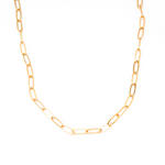 Large Lily Link Necklace, 14"