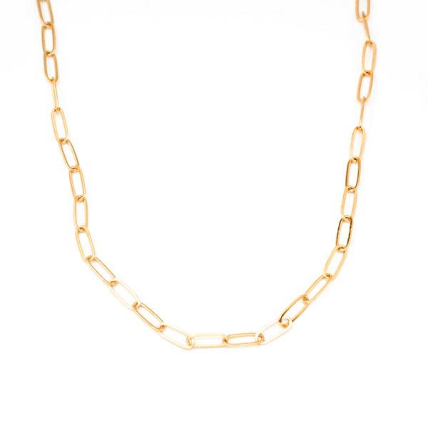 Large Lily Link Necklace, 14"