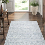 Loggia Woven Wool Rug, Sky