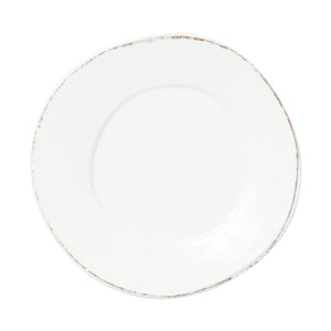Melamine Lastra White Dinner Plate
