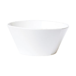 Melamine Lastra White Stacking Cereal Bowl