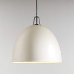 Maddox Dome Pendant - Large, White
