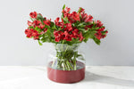 Merlot Colorblock Flower Vase