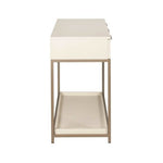 Rebel 3-Drawer Console Table Champagne Gold / Cream