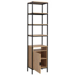 Ambrose Modular Bookcase Small Rustic Oak / Black, 20.50"W