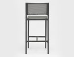 Polo Armless Barstool, Anthracite Aluminum Grey