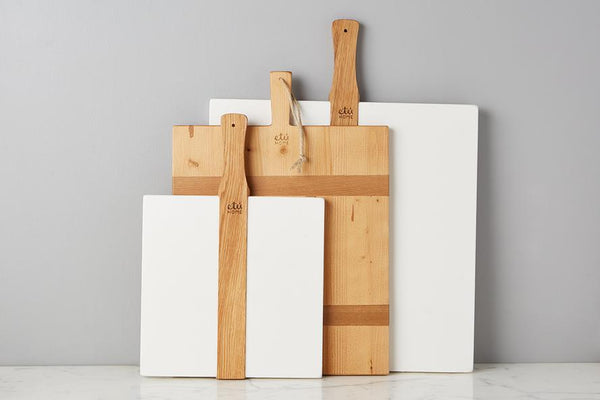 White Square Italian Pizza Board, Small