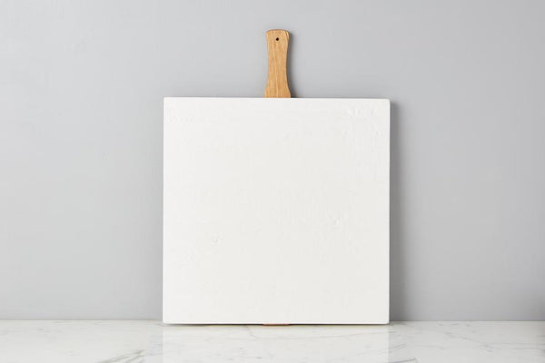 White Square Italian Pizza Board, Large