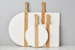 White Square Italian Pizza Board, Large