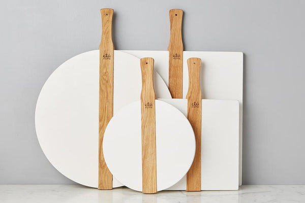 White Square Italian Pizza Board, Large