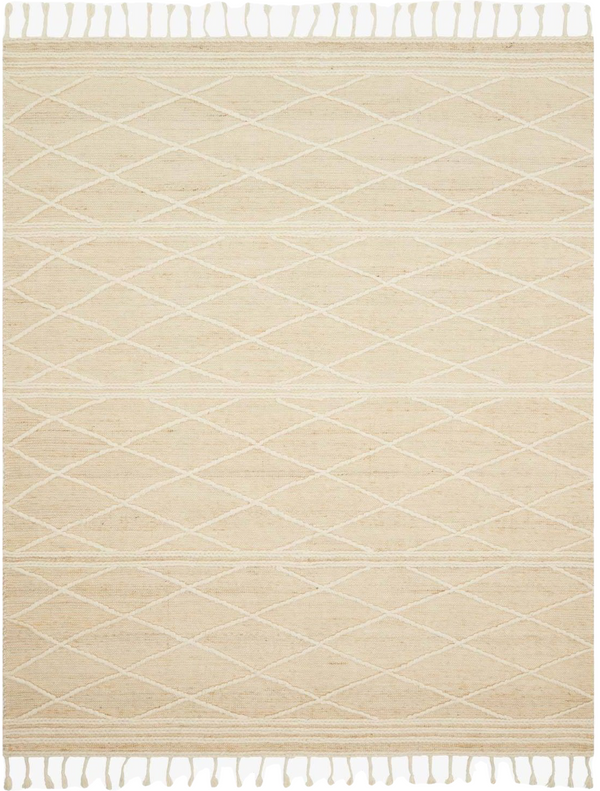 Cora - 01, Ivory / White, Magnolia Home by Joanna Gaines × Loloi