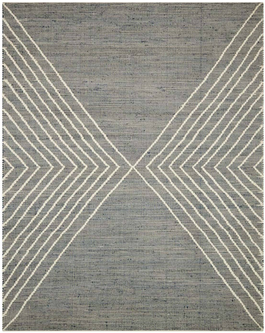 Cora-02, Indigo / White, Magnolia Home by Joanna Gaines × Loloi