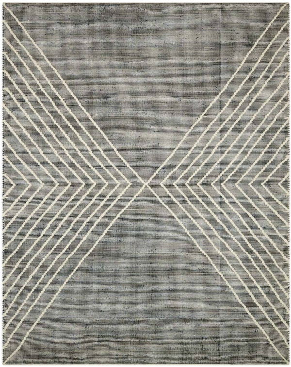 Cora-02, Indigo / White, Magnolia Home by Joanna Gaines × Loloi