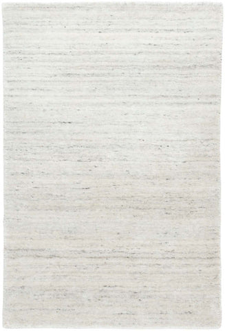 Nordic Loom Knotted Rug, White