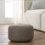 Saba Solar Pouf, Taupe