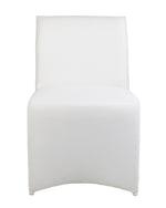 Whitley Outdoor Chair, White Olefin/Dry Fast Foam